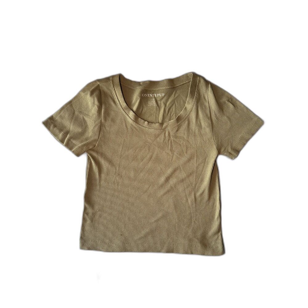 onestepup sage ribbed top